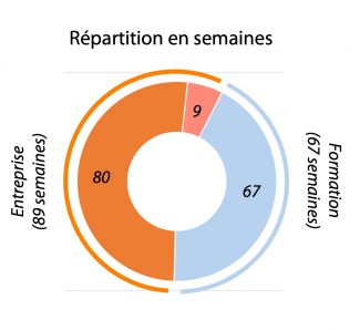 Répartition Semaines (CFA SupOptique)