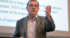 Alain Aspect - novembre 2022 - conférence à l'IOGS