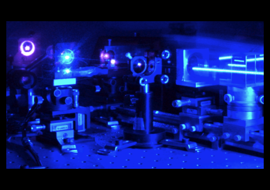 Système laser bleu