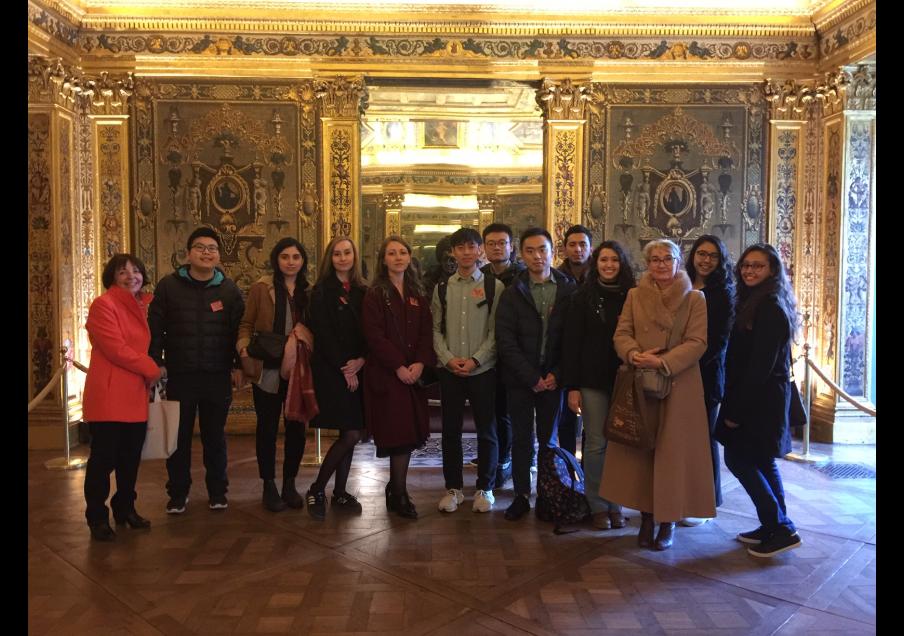 Visite au Sénat des étudiants internationaux