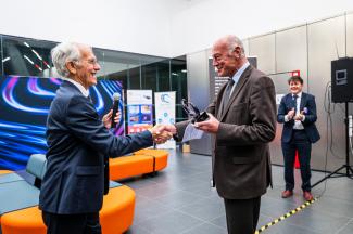 Alain Rousset dans les locaux de l’Institut d’Optique Graduate School