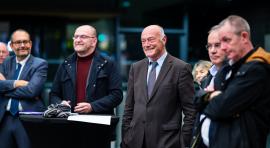 Alain Rousset dans les locaux de l’Institut d’Optique Graduate School